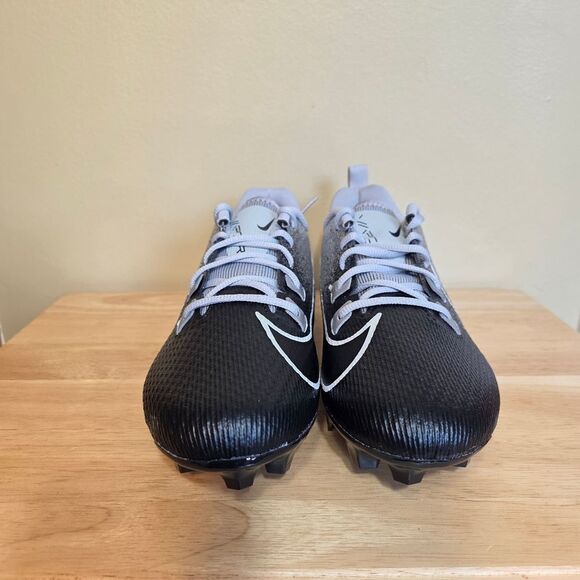 Nike Vapor Edge Speed 360 2 Football Cleats Black Silver DA5455-003 Men's Size 9 - Picture 2 of 9